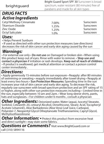 Bright Guard Pouch Label (Bright Guard Drug Facts (2))
